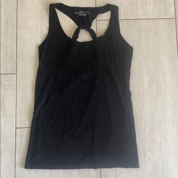 Beyond Yoga Tops - Beyond Yoga Black Stripe Tank Top